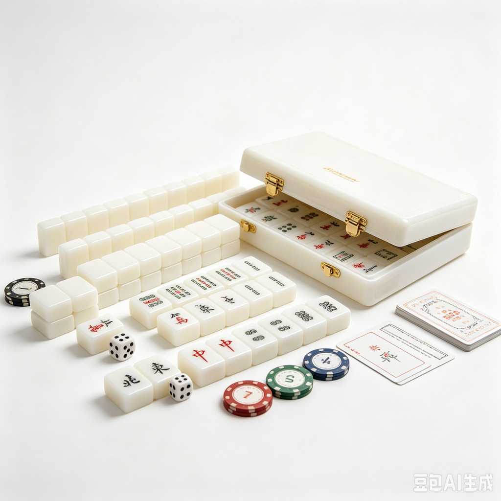 colored mahjong tile racks