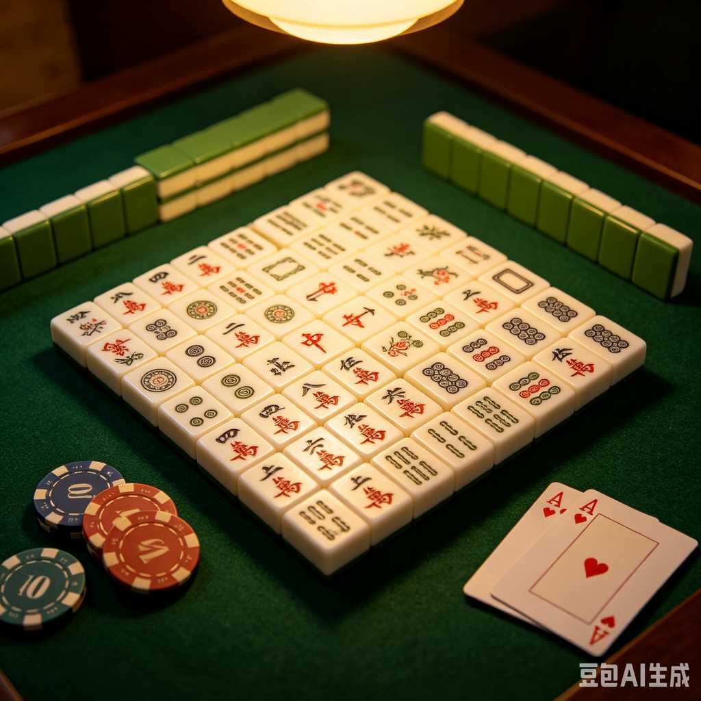 space saving mahjong game set